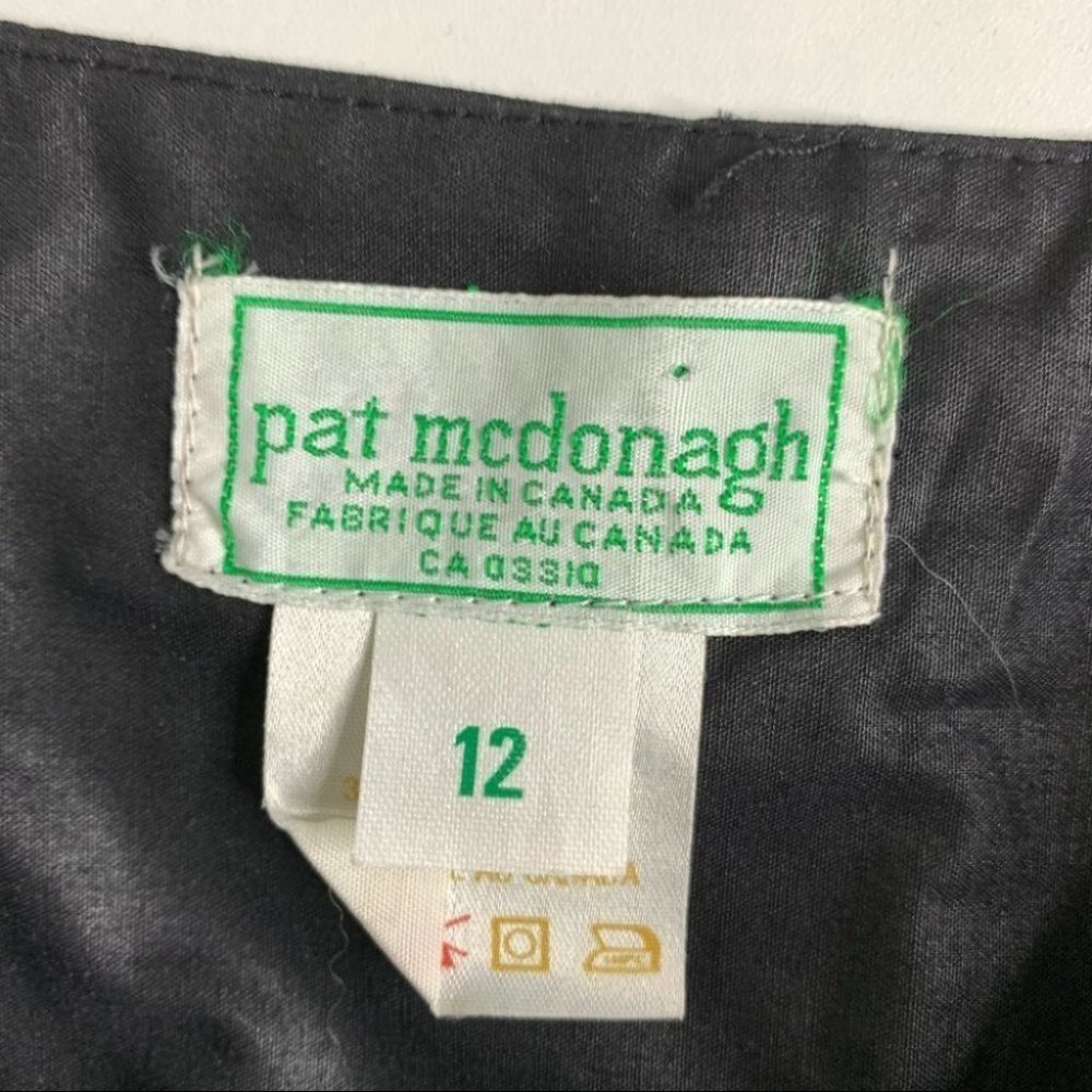 Vintage pat mcdonagh Black Ruffled Skirt - Picture 4 of 8